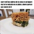Fino plato de espaguetis