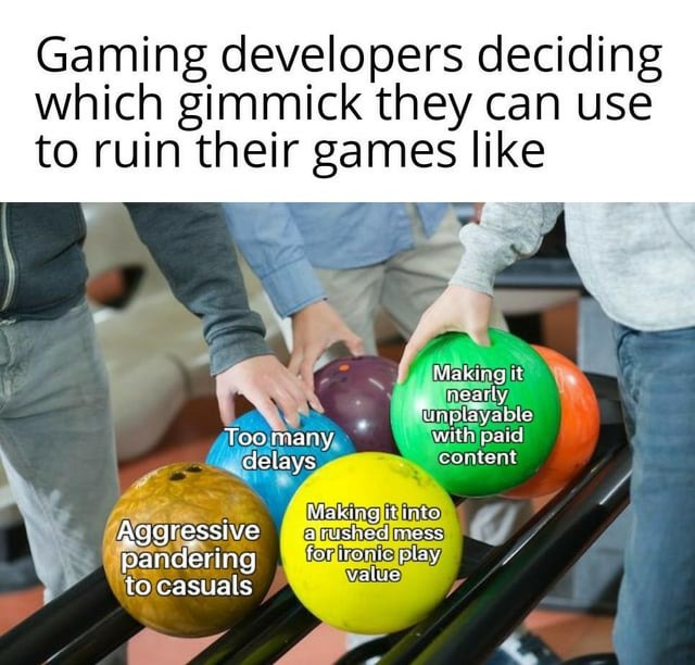 Gaming developers - meme