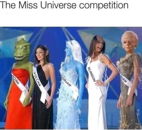 Miss universe competition - meme