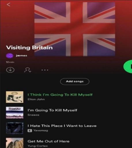 British playlist - meme