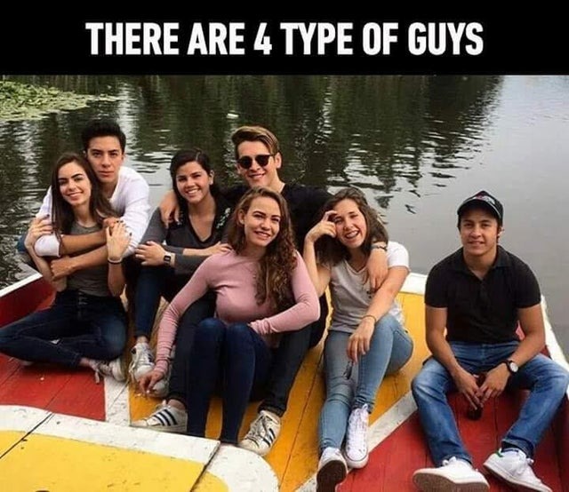there are 4 type of guys - meme