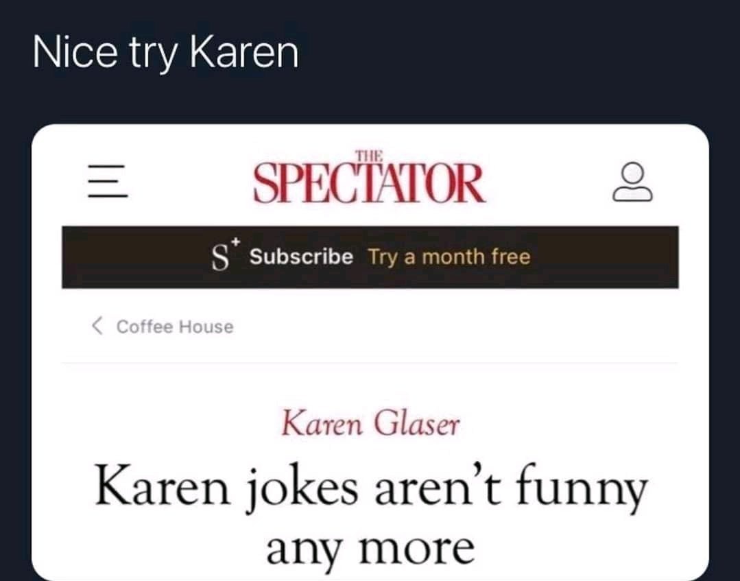 Freaking Karens - meme
