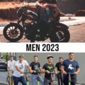Hombres en 1992 vs en 2023