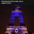 Paris become first Arabic City to support Israel