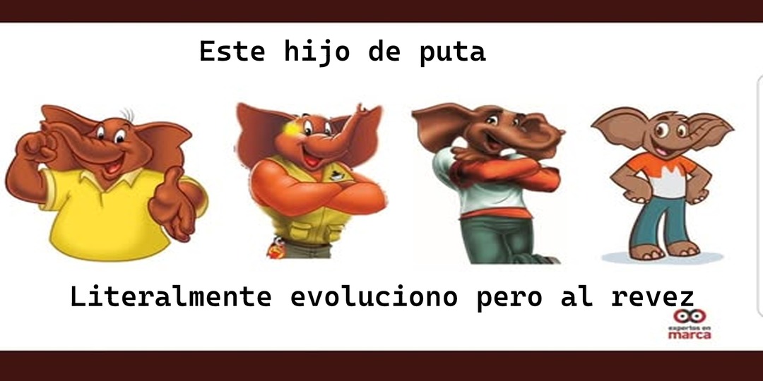 Desde que cambiaron al elefante mamado por el enclenque perdi las ganas de comer choco krispis - meme