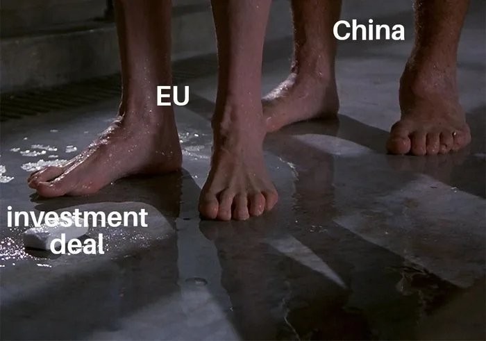 China-EU relations - meme