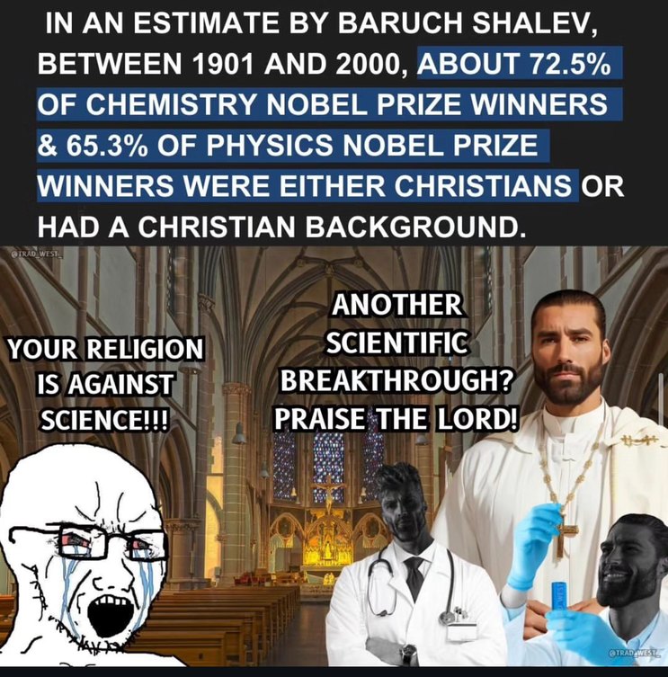 Science discovers and documents the mind of God after the fact - meme