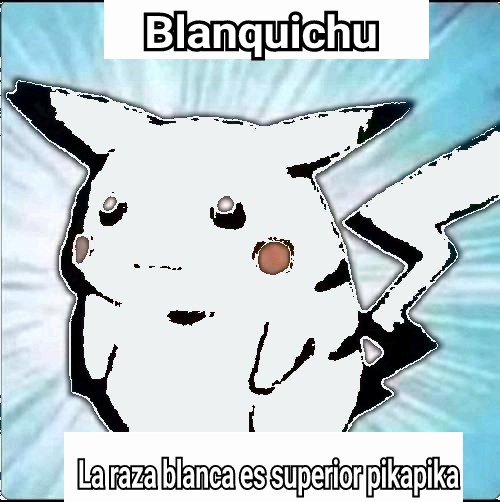 Pikachu se volvió Biyin :0 - meme