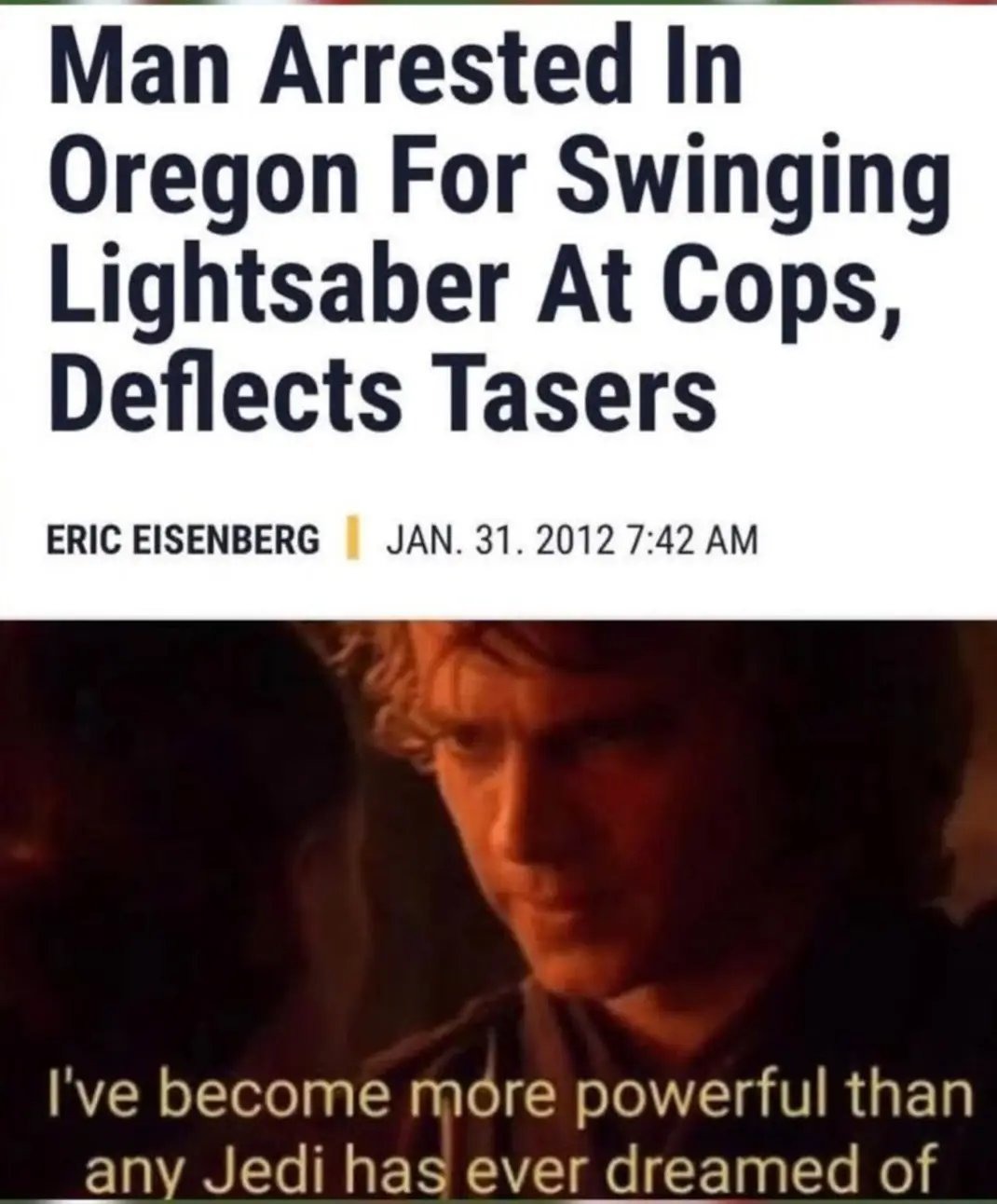 I AM A JEDI - meme
