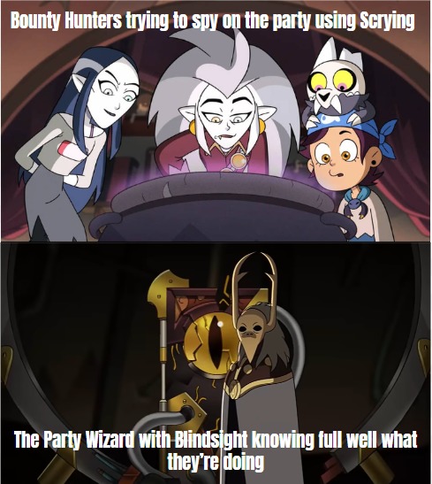 Bounty Hunters and Party Wizards - meme
