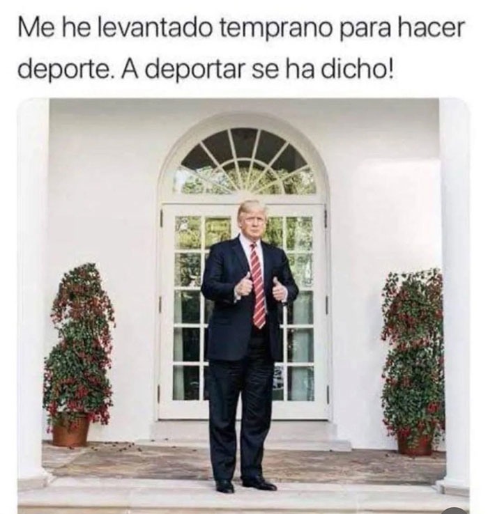 Deporte de deportaciones - meme