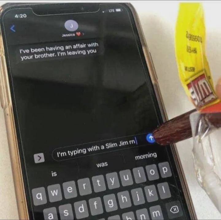 Typed like I fought autocorrect and lost - meme