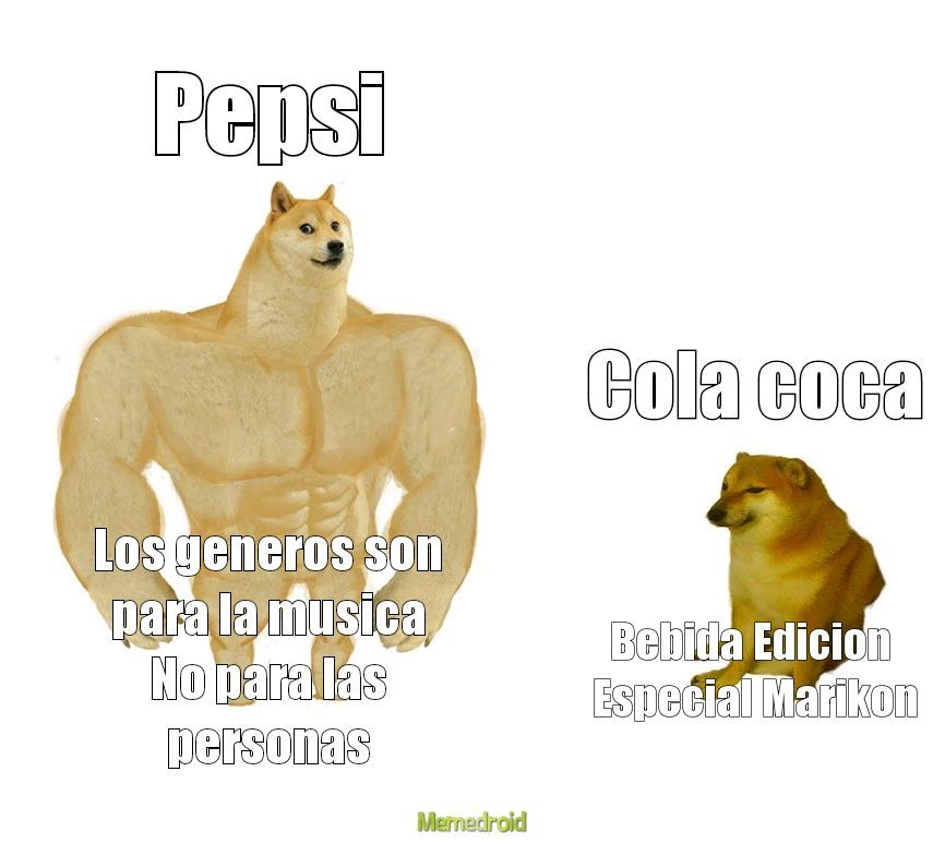 Pepsi, un capo - meme