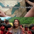 Traveling around the world: expectation vs reality