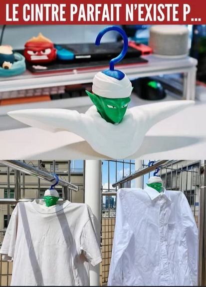 pour info le cintre c'est un truc pour accroché un linge - meme