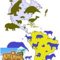 contexto:hace 10 millones de años sudamerica se unio con america de el norte permitiendo el intercambio de especies endemicas
