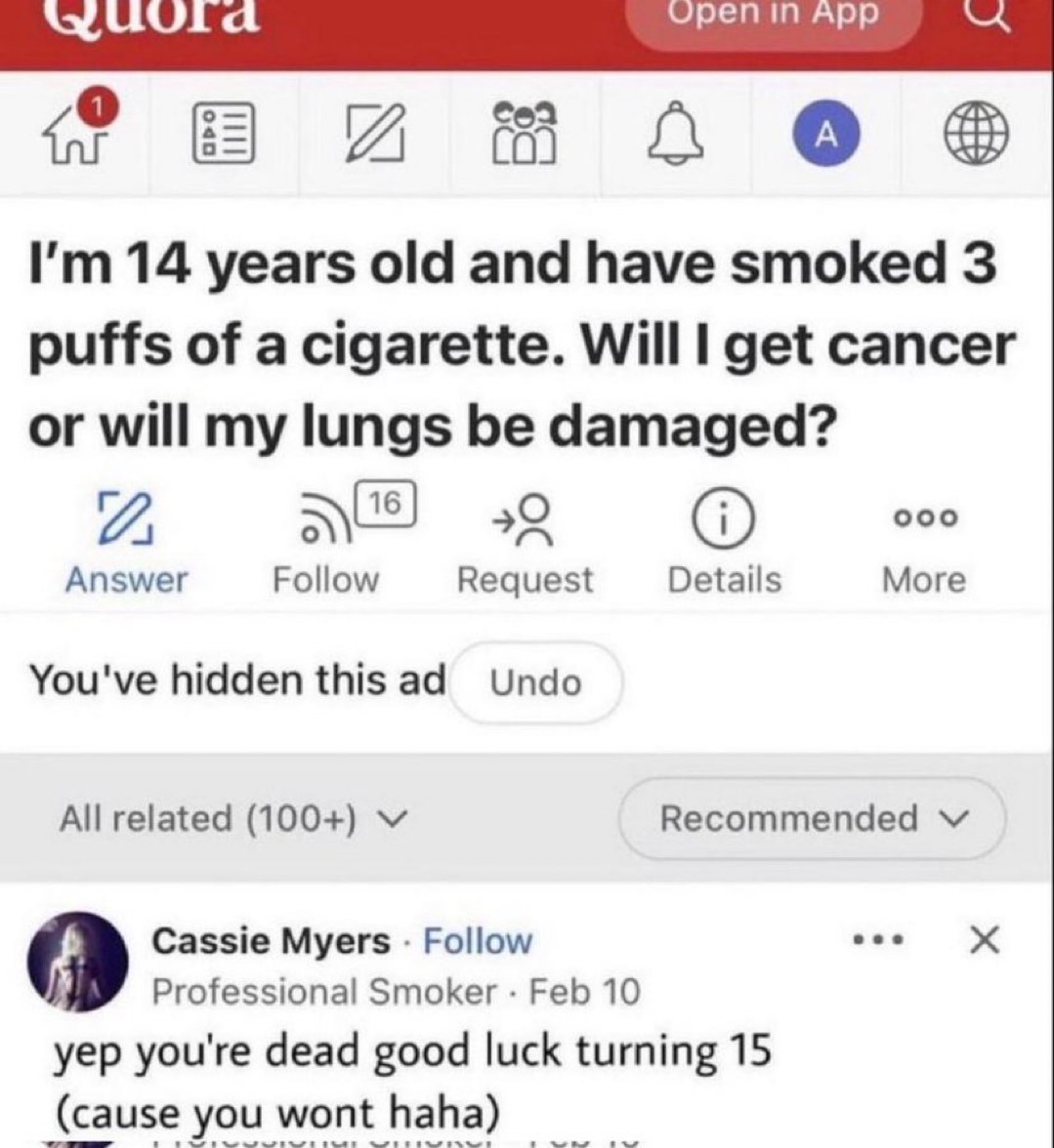 Smoke, kids - meme