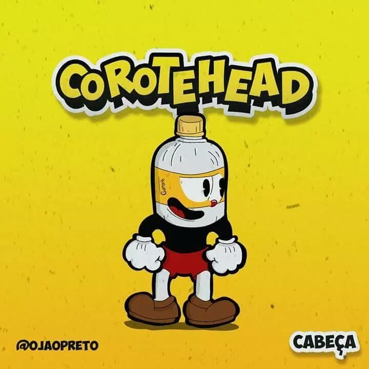 Cuphead buffado - meme
