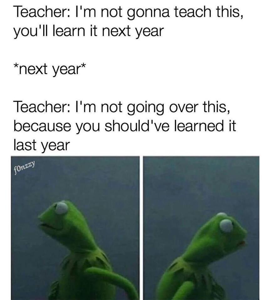 damn teacher - meme