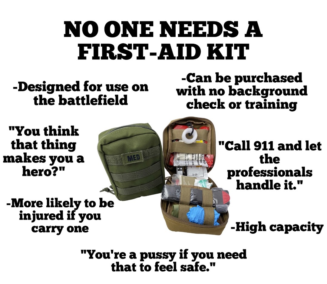 ban fist aid kits - meme