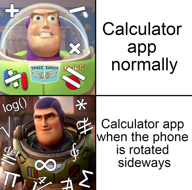 The calculator app just got smarter - meme