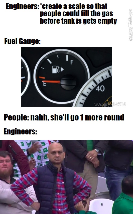 Engineers vs people - meme