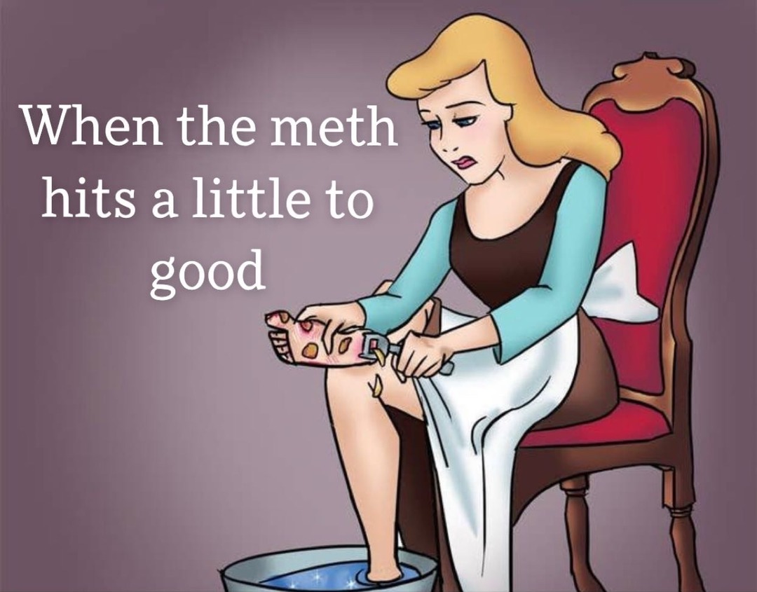 The sad reality of meth addiction - meme