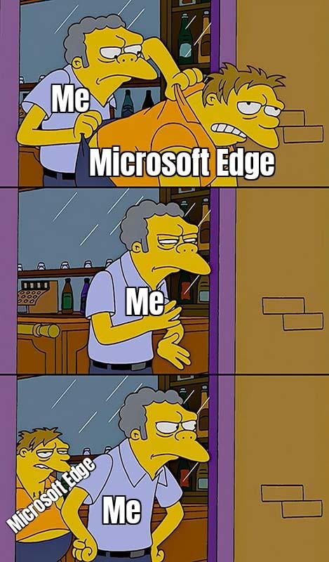 Microsoft edge meme