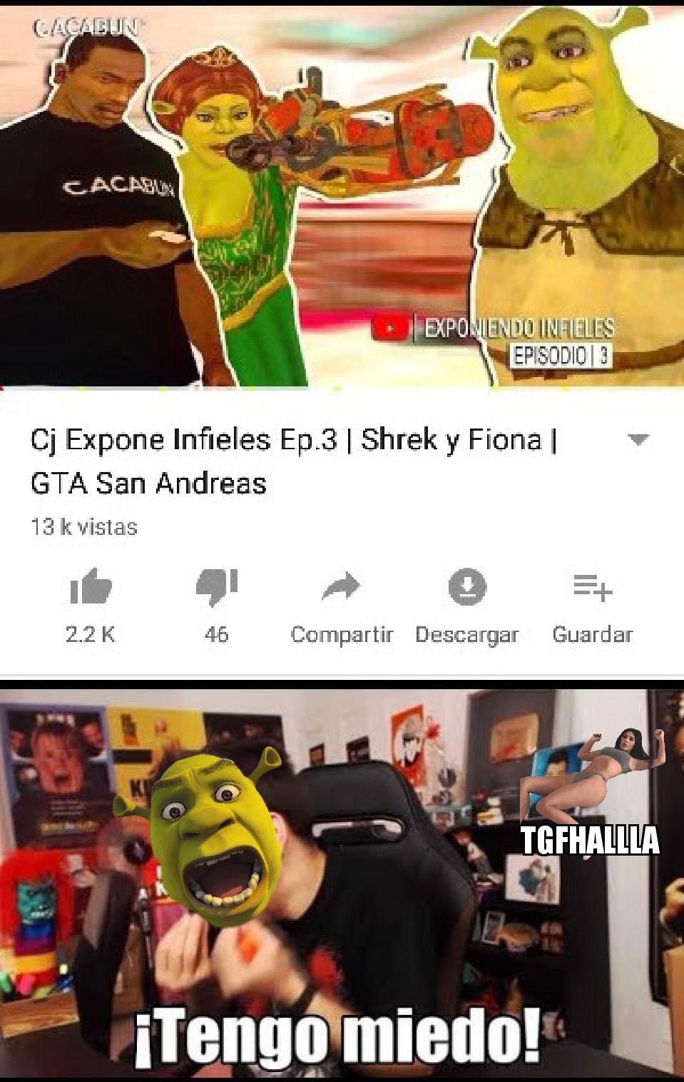 Shrek es infiel  :3 - meme