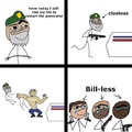 Bill-less