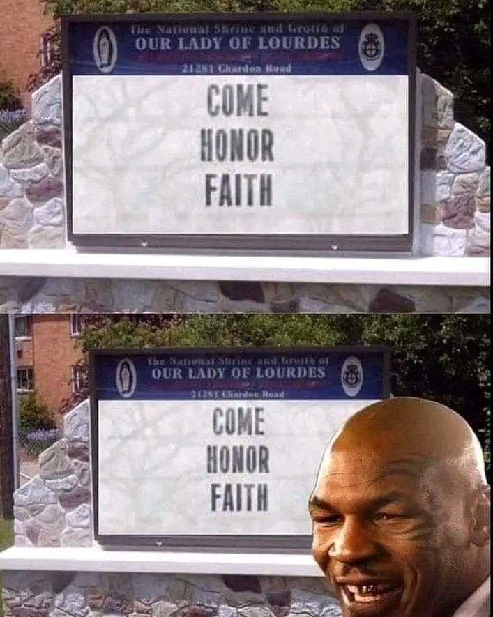 Faith - meme