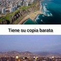 Solo peruanos entenderán: Contexto: La primera imagen es Miraflores y la segunda es San Juan de Miraflores