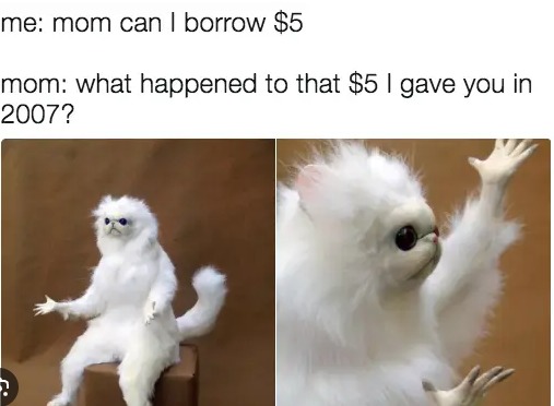 You expect me to still have that $5?! - meme