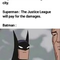 Justice league will play the damages