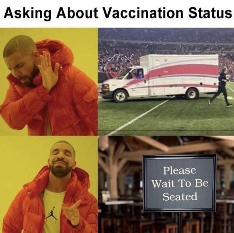 vax status - meme