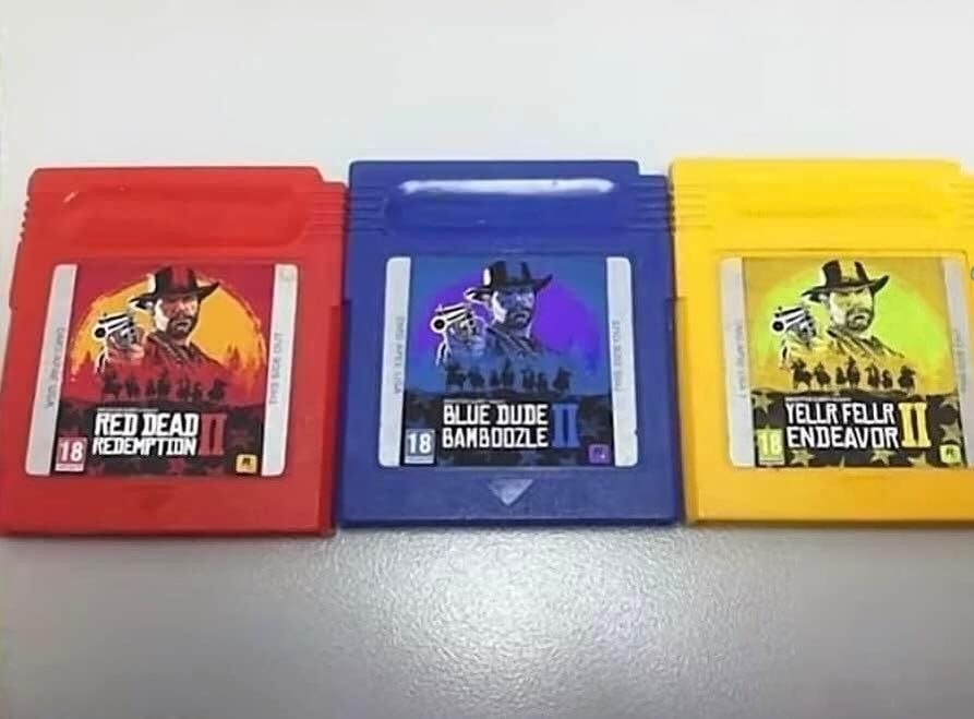 Tremenda trilogia la de Red Dead había para GameBoy - meme