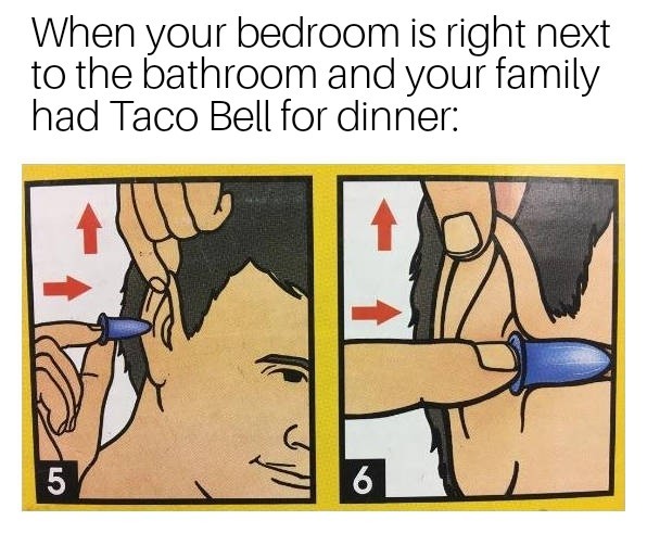 Taco Bell is Mexican food enough for me. - meme