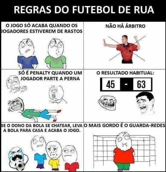 Futebol de Rua Regras PDF, PDF, Futebol