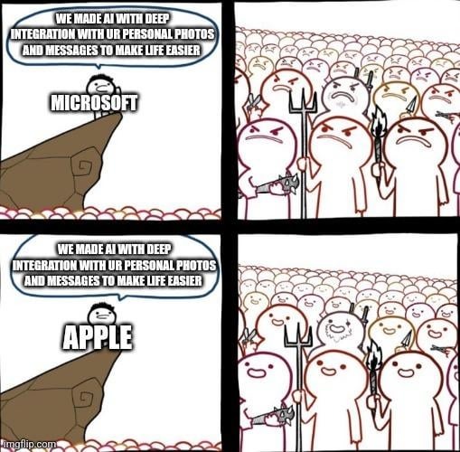 Apple AI meme
