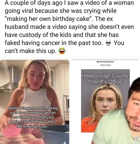 The crying birthday cake mom story gets darker by the minute - meme