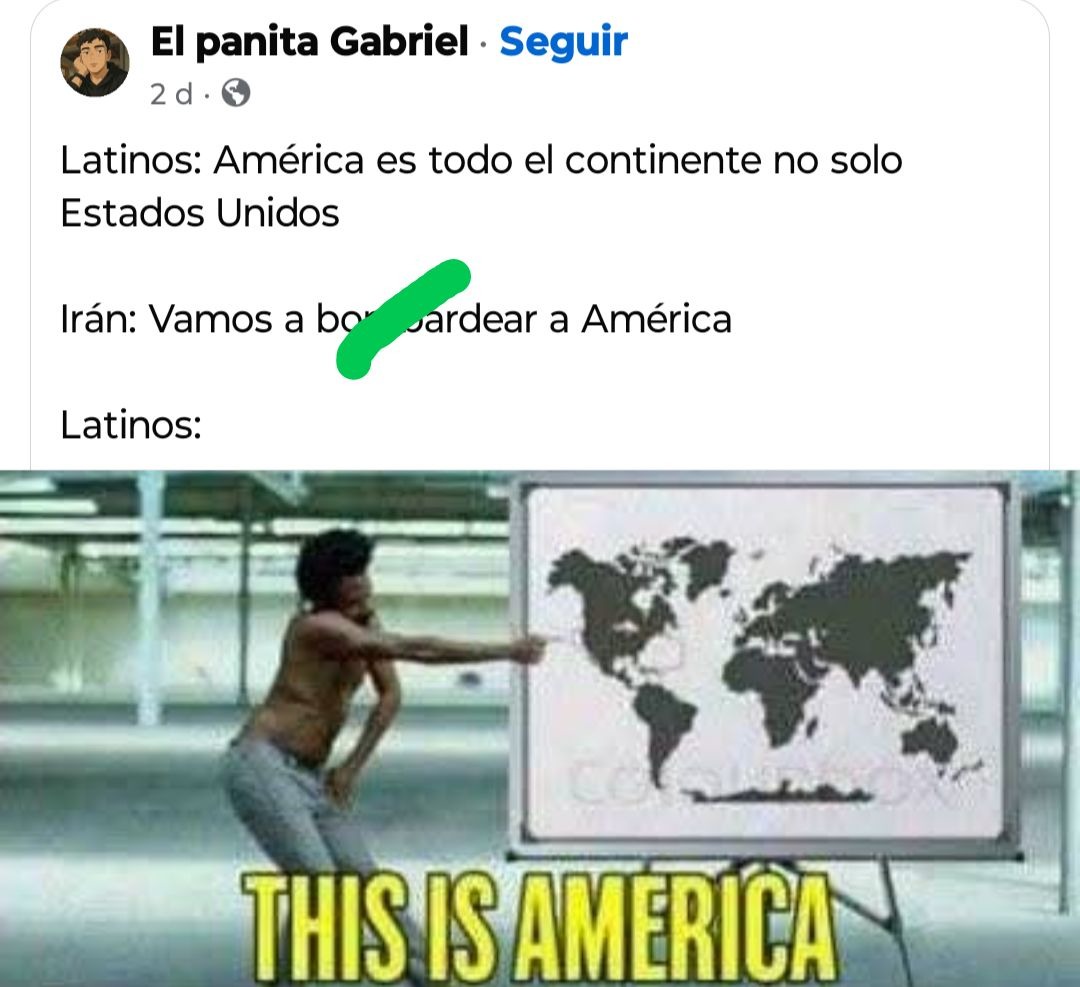 JAJAJJAJA alli si los gringos si son americanos - meme