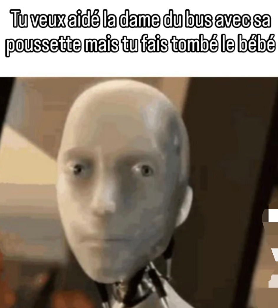 Quand t’essaies d’aider dans le bus mais tu fais que gêner - meme