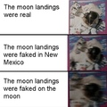 Einstein faked the moon landings