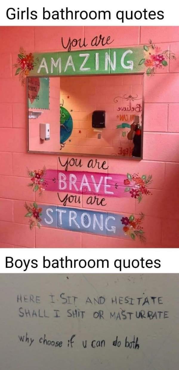 Bathrooms - meme