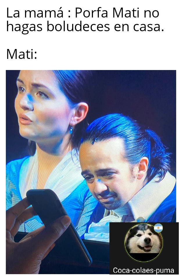 El musical se llama Hamilton - meme