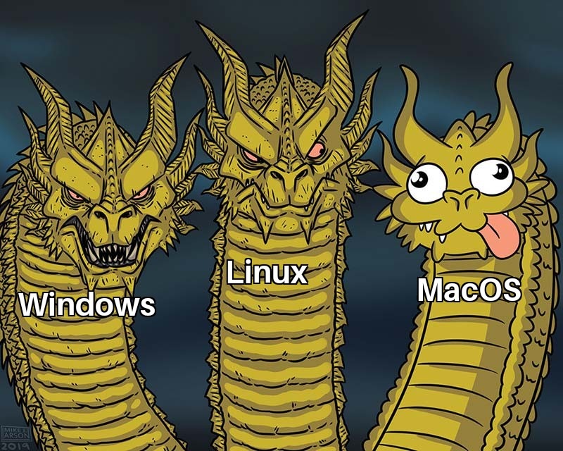 MacOS es el pendejo de los sistemas operativos - meme