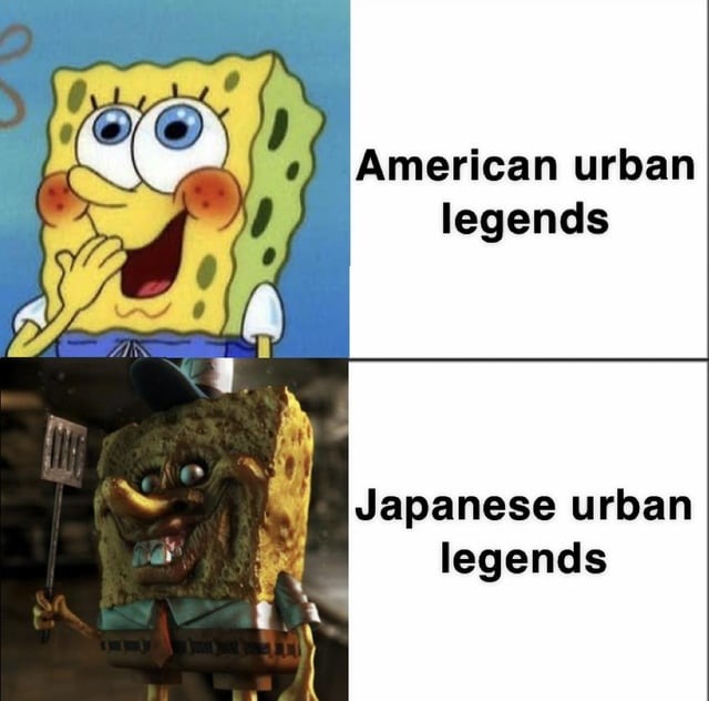 Japanese urban legends - meme