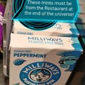 Milliways mints from the restaurant at the end of the universe
