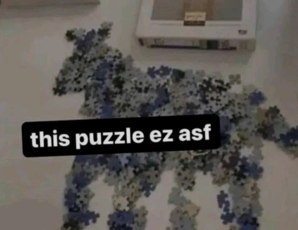 Easy puzzle  - meme