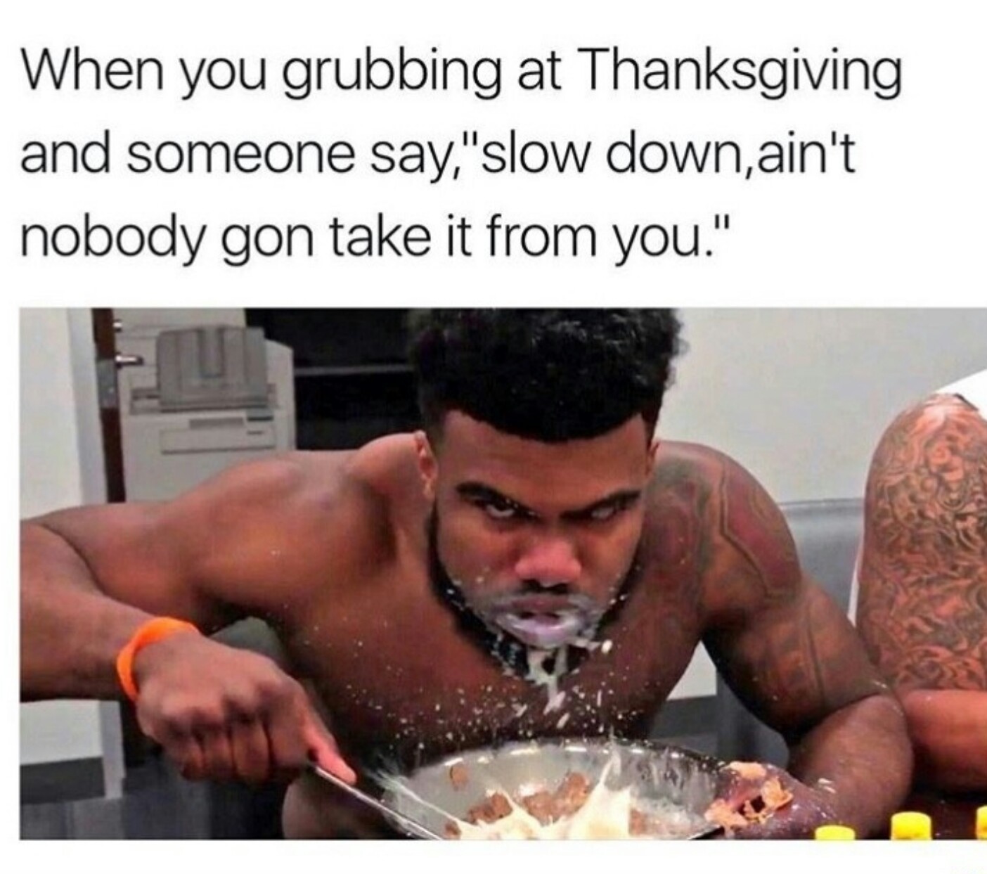 Thanksgiving eats - meme